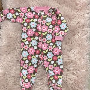 Floral Fleece Sleeper